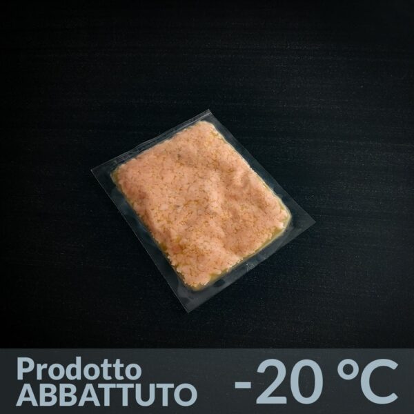 Salmone battuto al coltello (tartare)