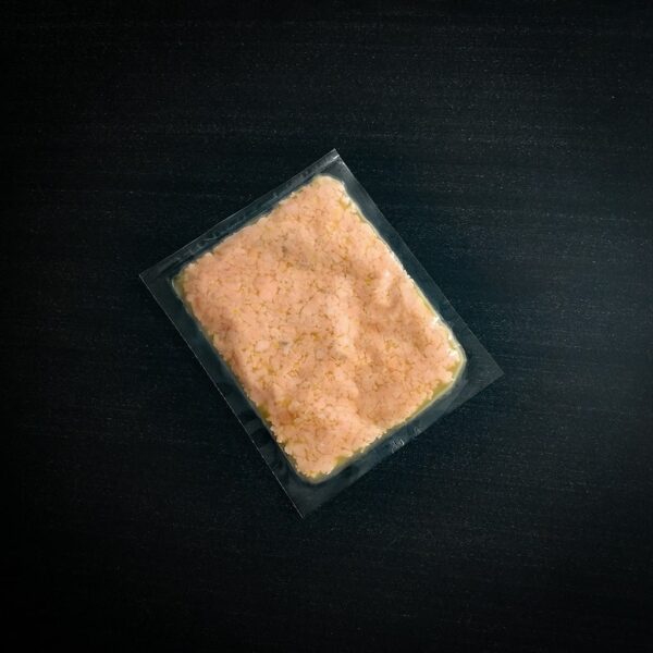 Salmone battuto al coltello (tartare)