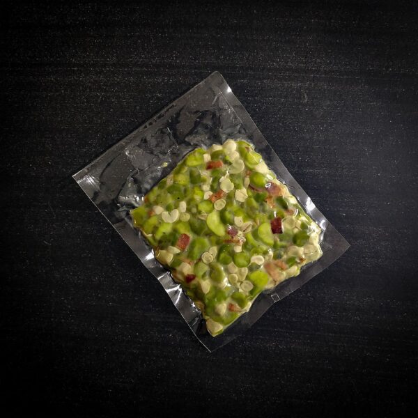 Fave spadellate guanciale finocchietto